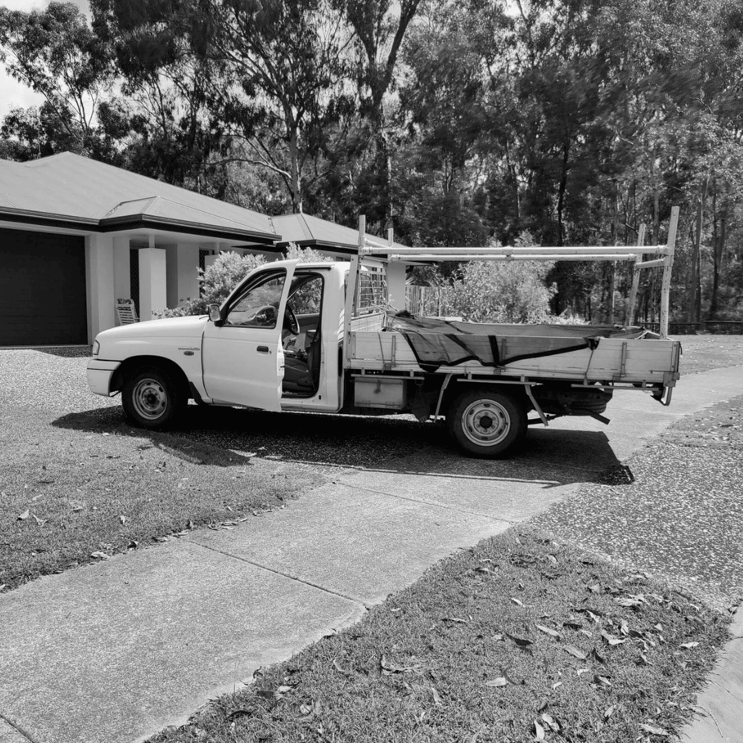 popular Australian ute on a drive way