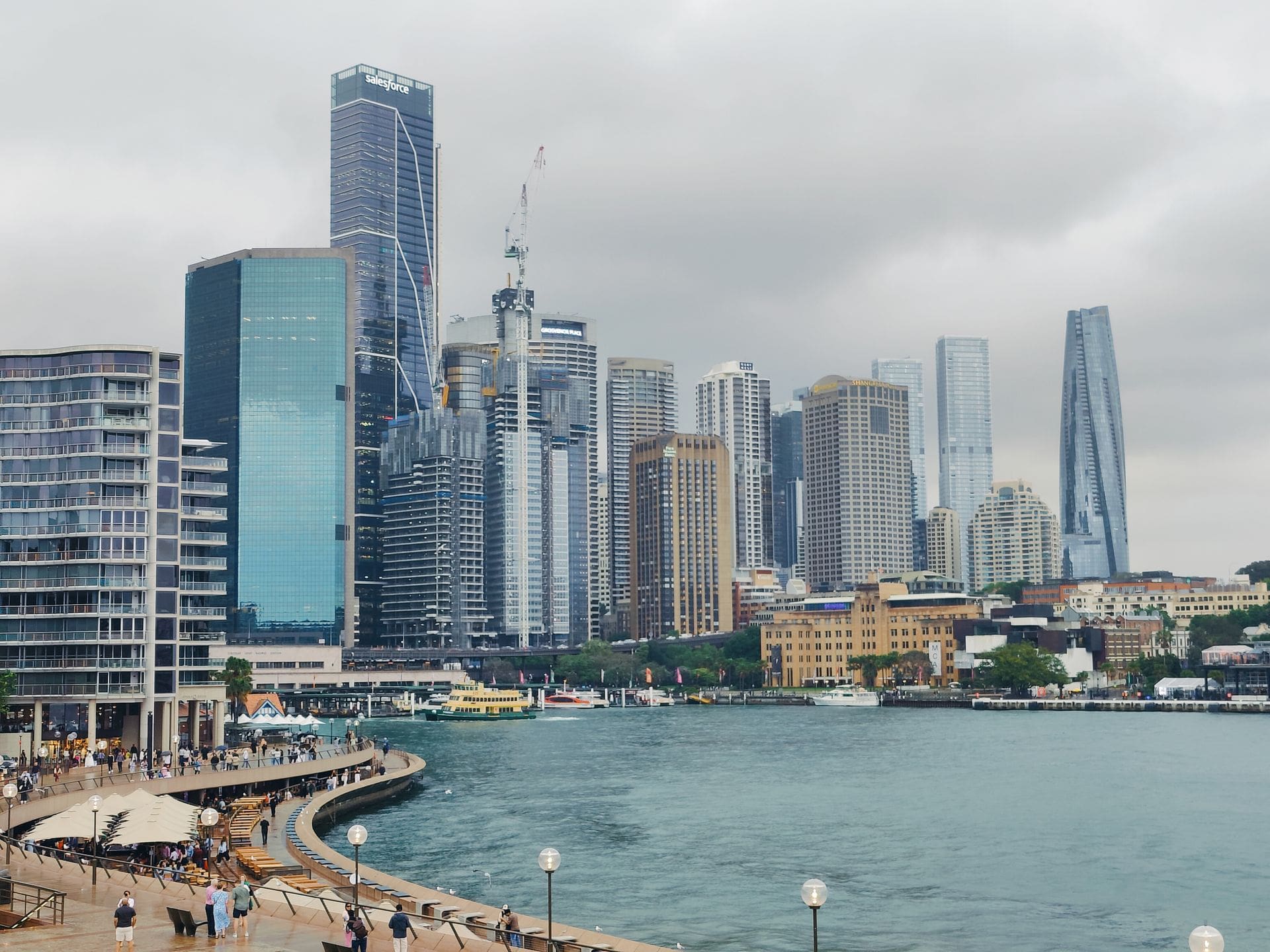 Sydney skyline including the Salesforce Tower